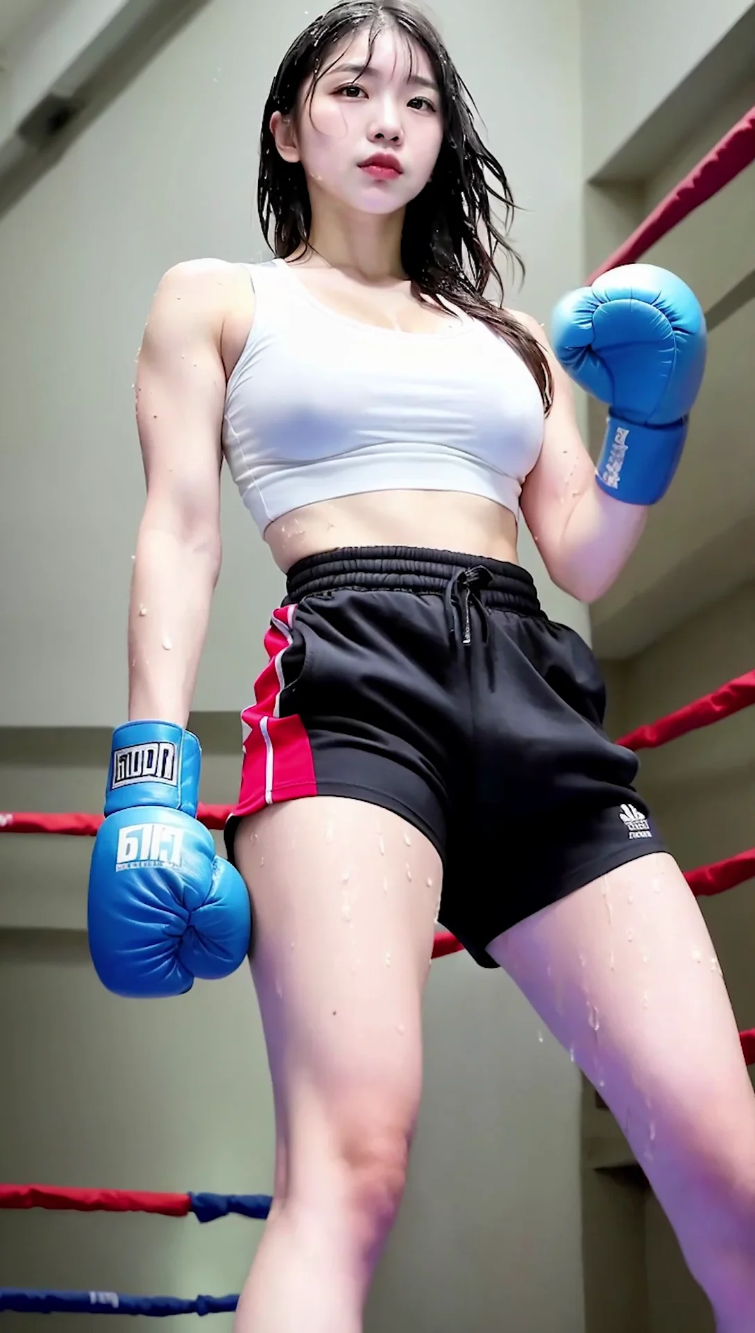 Ai Art Lookbook Sexy Boxing Girl 실사 복싱 image 09