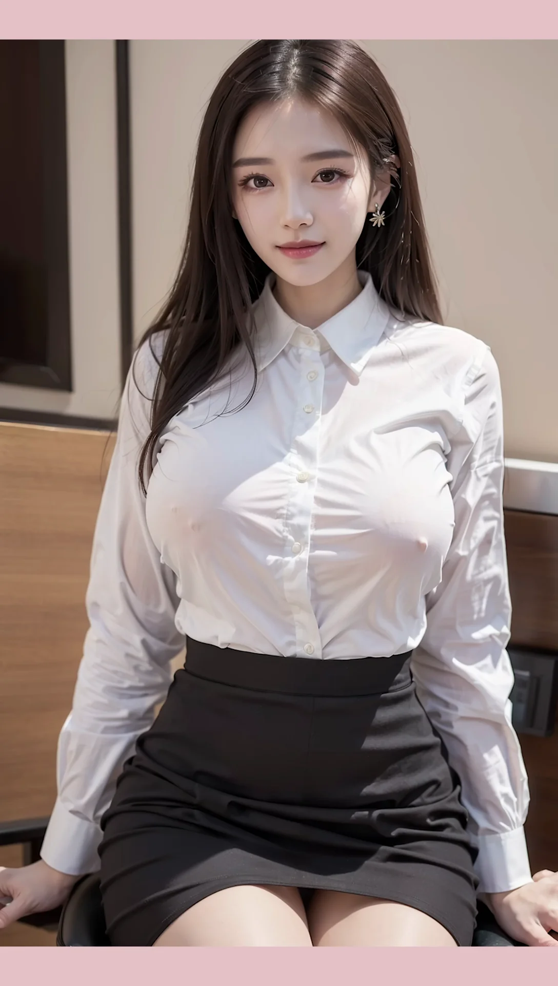 Ai Lookbook: Sexy Office Woman Images 33
