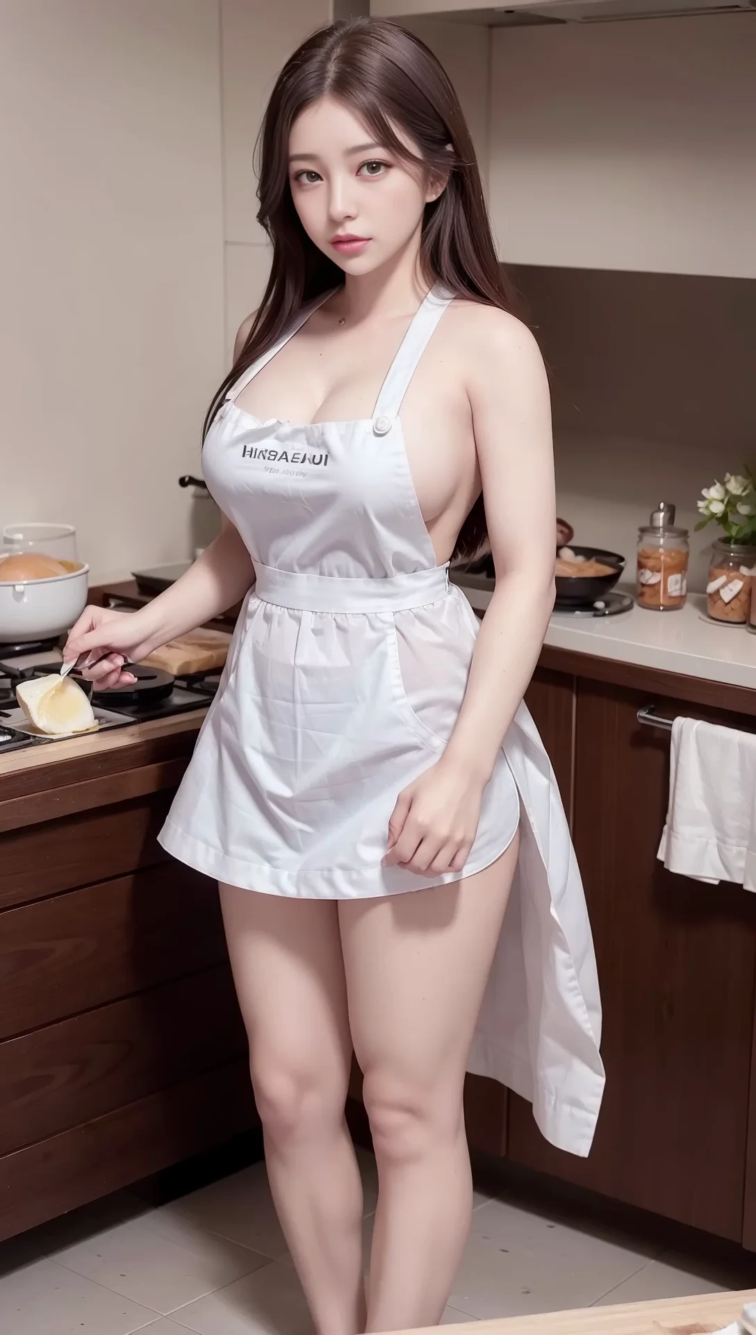 Attractive Woman Sexy Apron Images 08