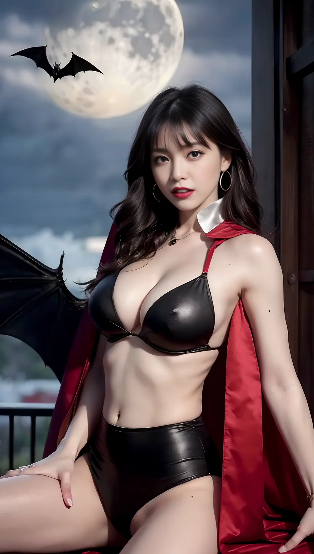 Ai Art LookBook: Sexy Girls in Vampire Cosplay Images 18