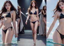 ai lookbook black bikini models images