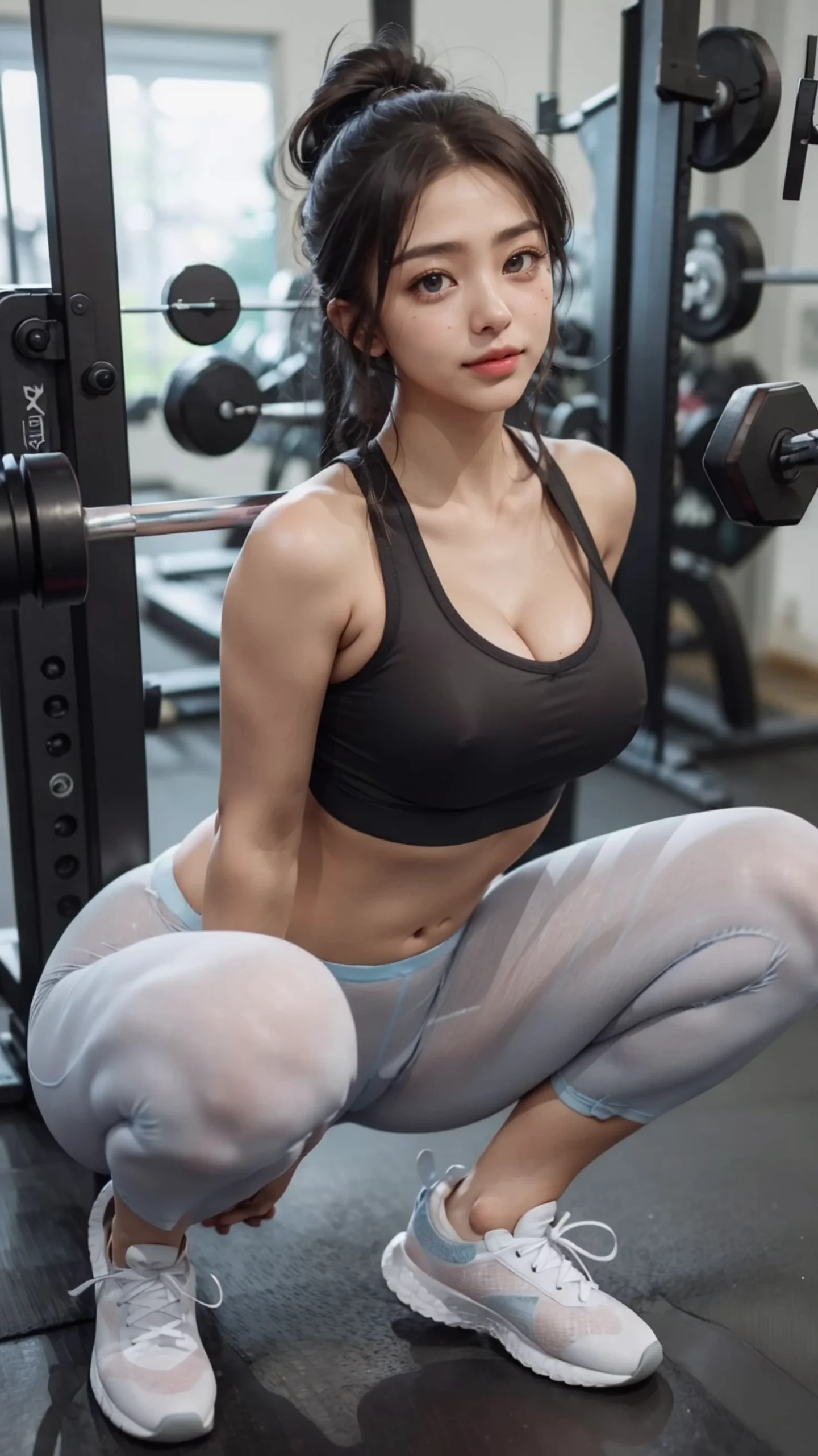 Ai Lookbook: Sexy Gym Girl Images 05