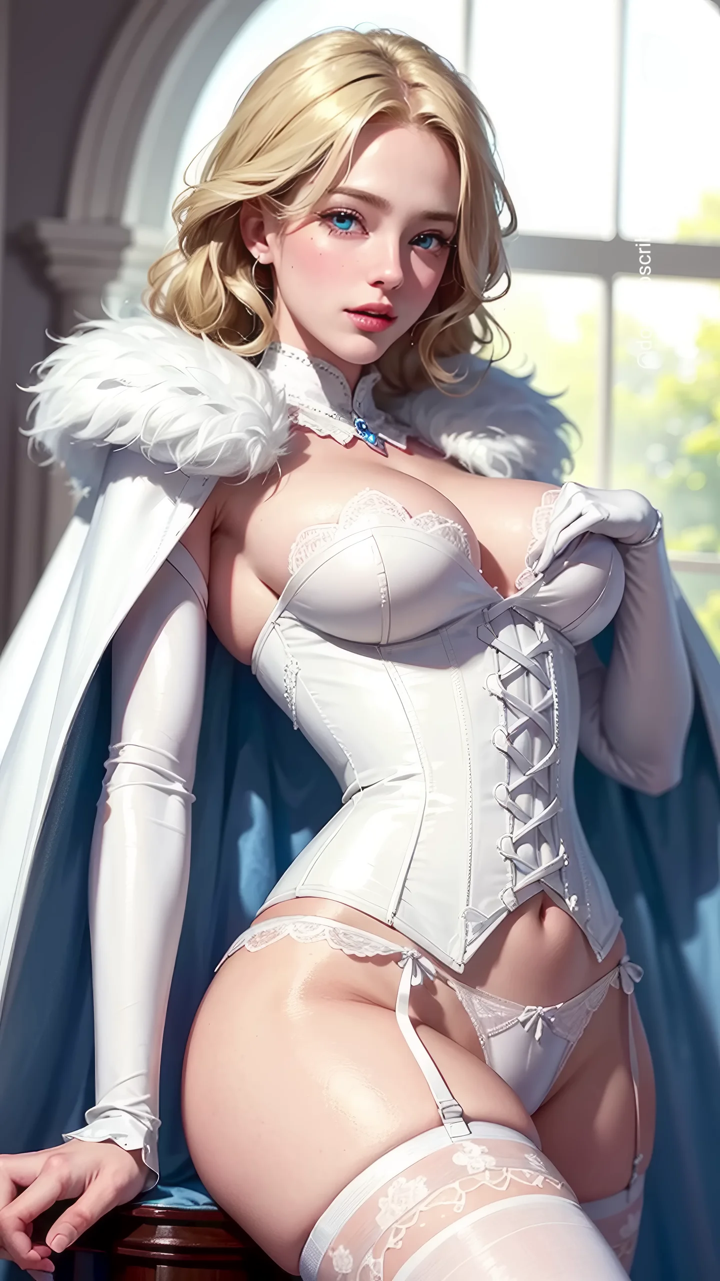 Emma Frost Cosplay By AI Art LookBook Image 16