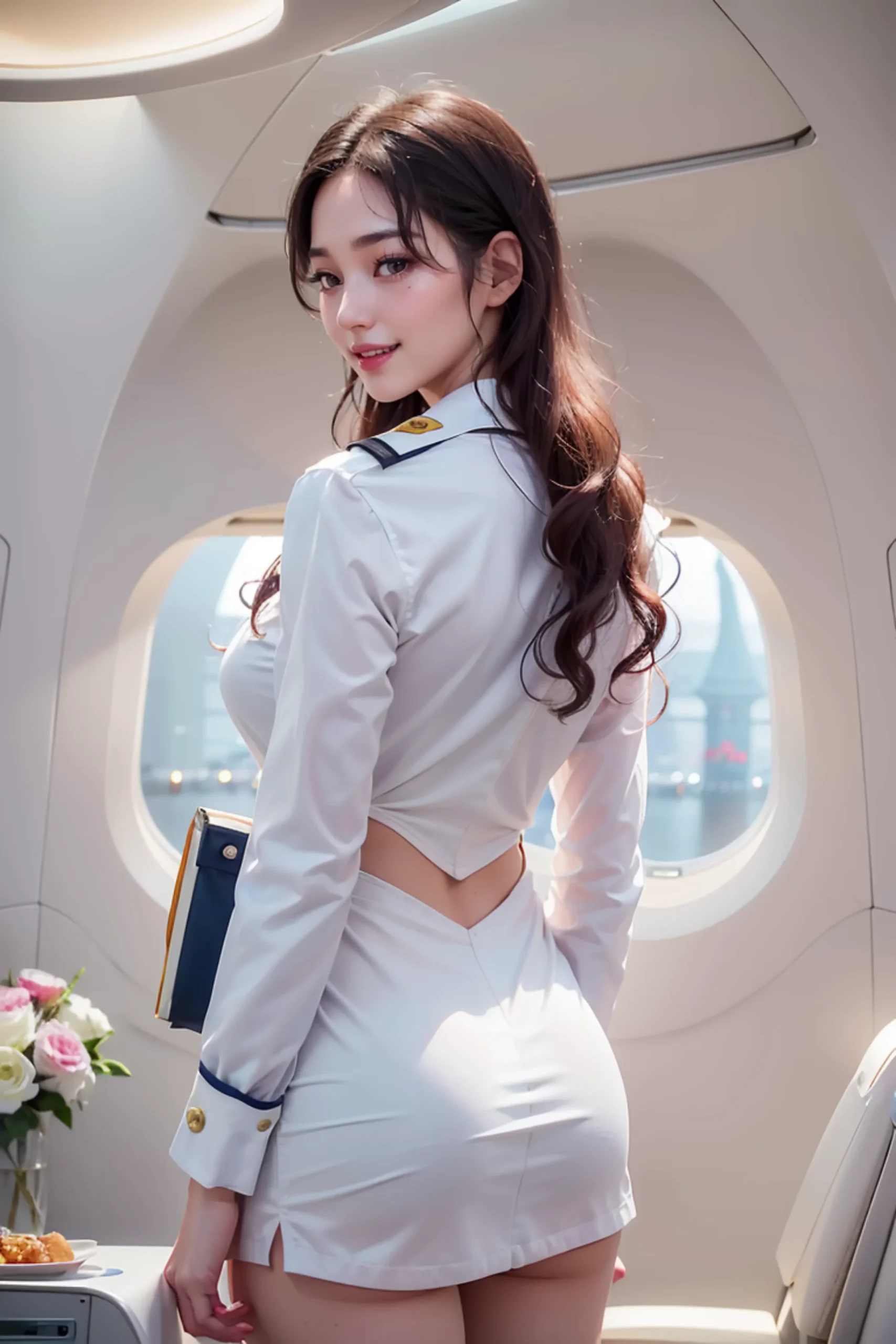 Sexy Flight Attendant Cosplay Vol. 2 Images 15