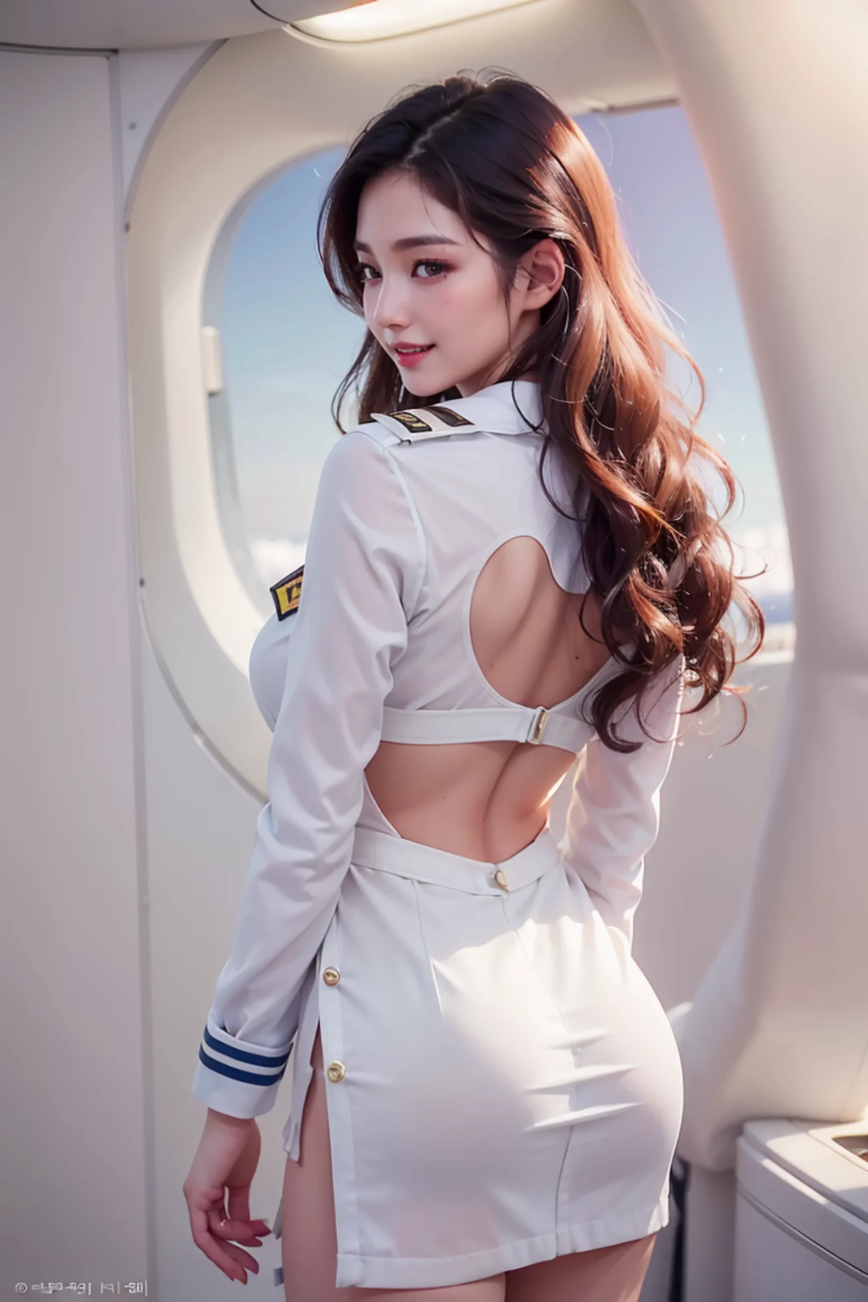 Sexy Flight Attendant Cosplay Vol. 2 Images 17