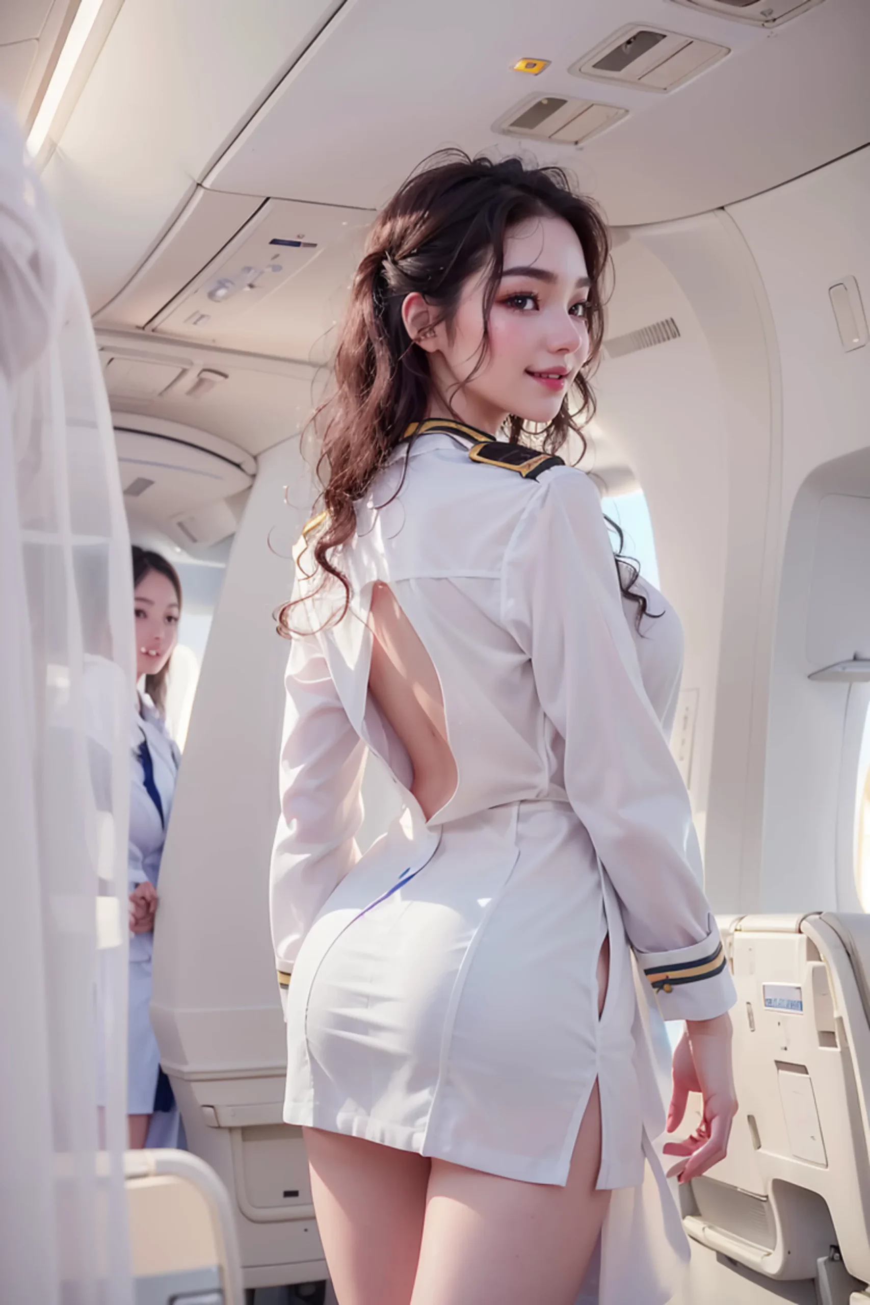 Sexy Flight Attendant Cosplay Vol. 2 Images 30