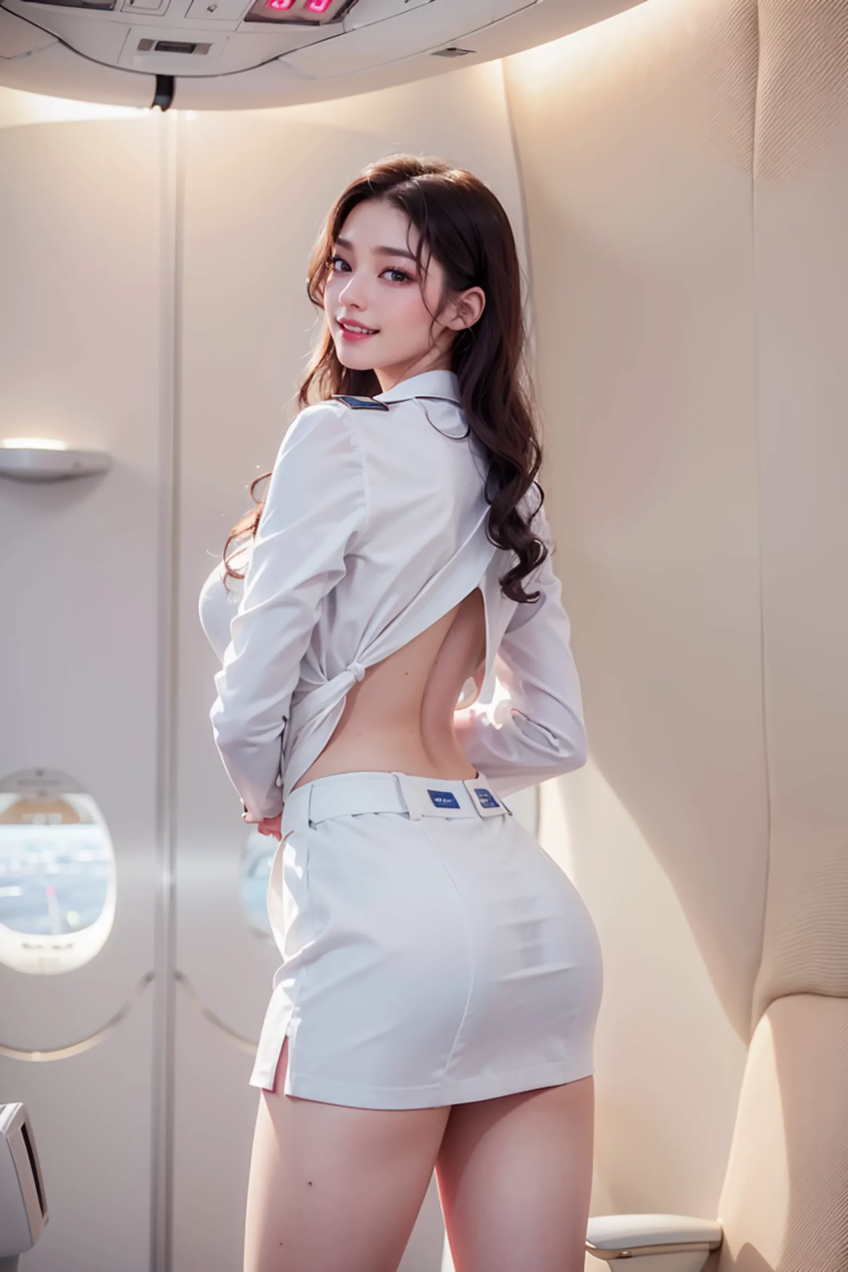 Sexy Flight Attendant Cosplay Vol. 2 Images 32