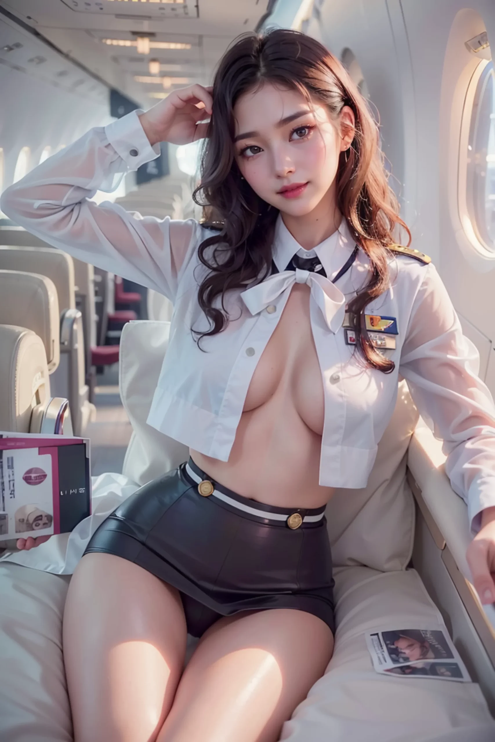 Sexy Flight Attendant Cosplay Vol. 2 Images 33