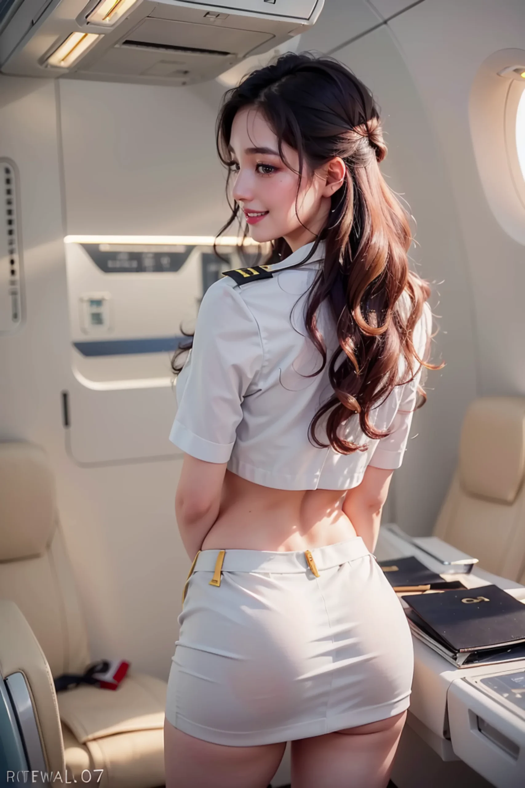Sexy Flight Attendant Cosplay Vol. 2 Images 35