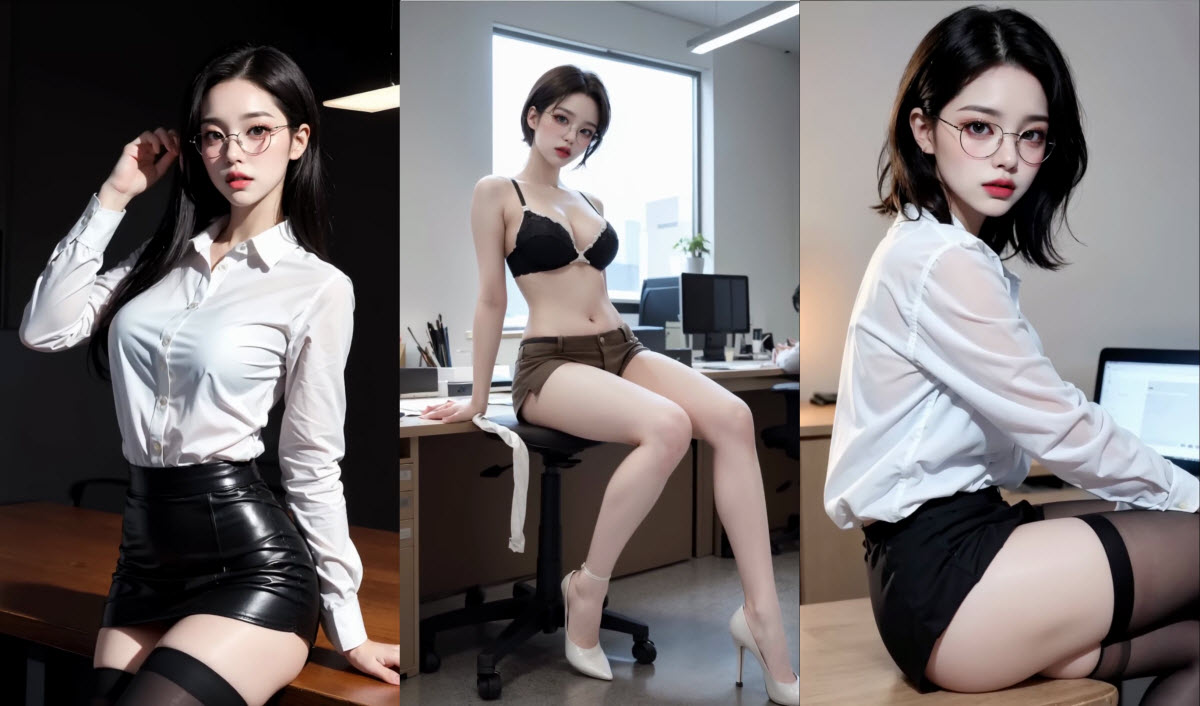 Ai Art Lookbook Office Lady Images - Ai Art Lookbook