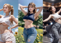 sexy under boop images - ai art lookbook korean