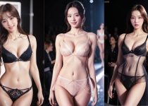 Ai Model's Lingerie Fashion Runway Lookbook