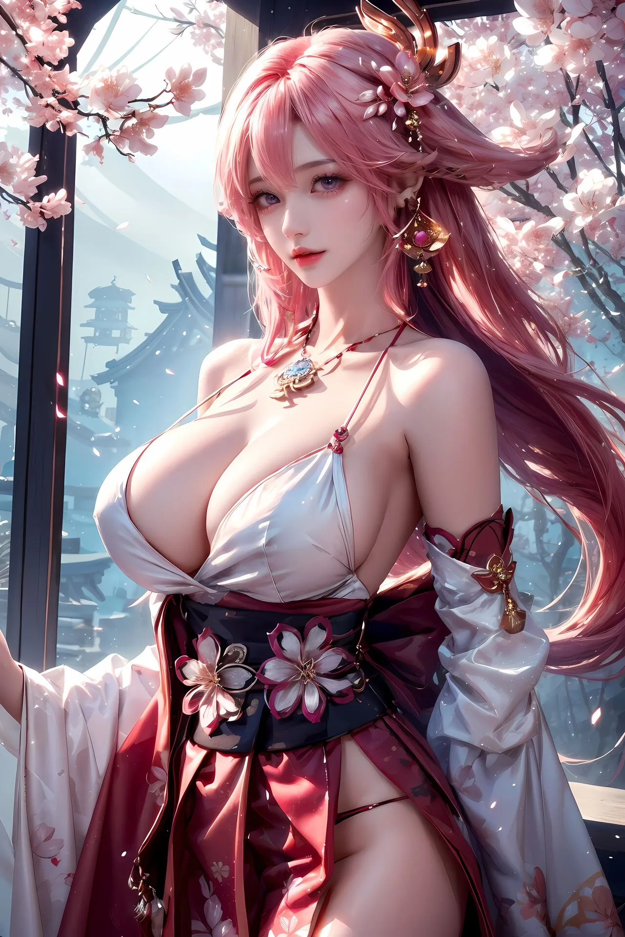 Gallery - Yae Miko 八重神子 | Cute & Beautiful AI Cosplay Collection - Ai Art Lookbook