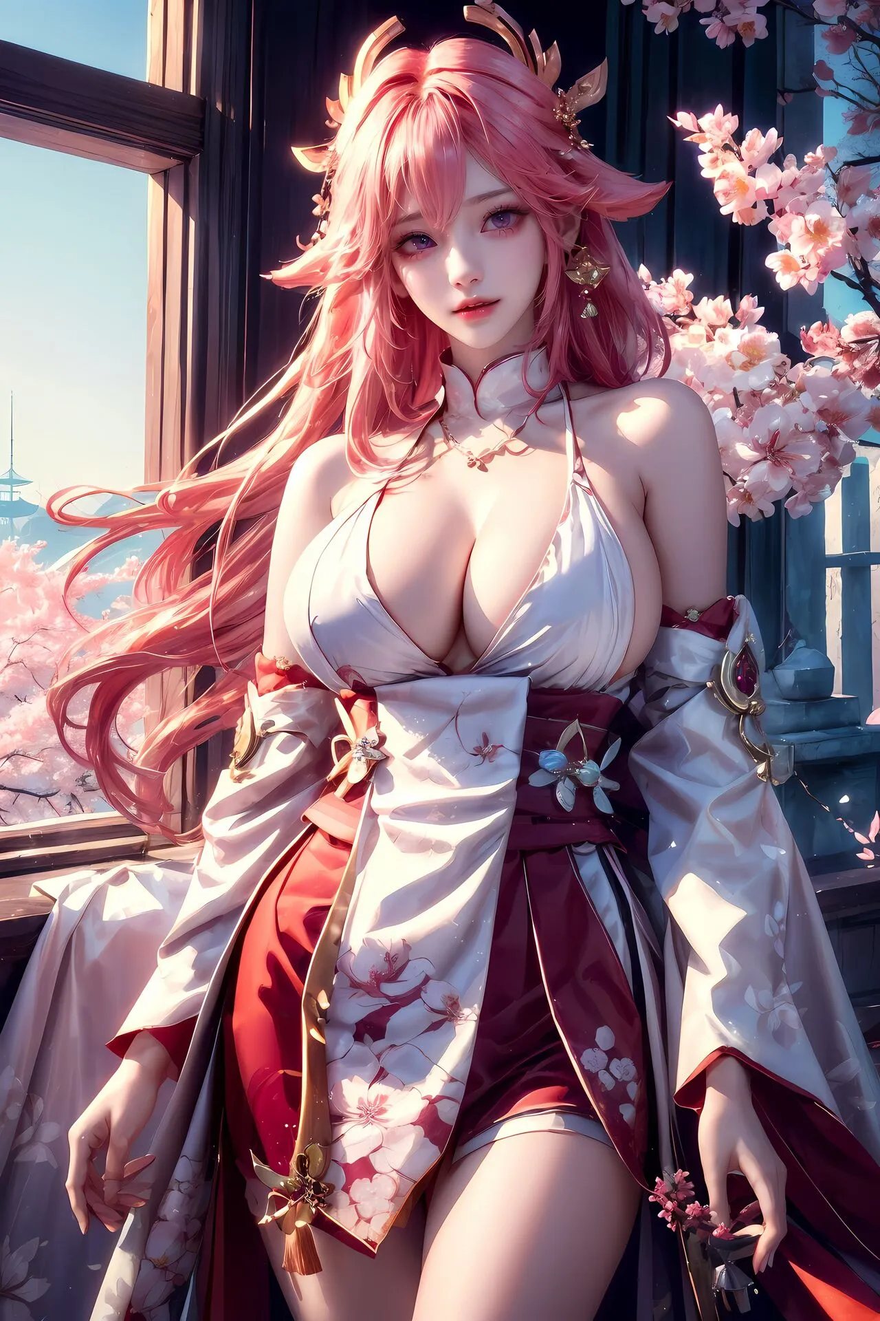 Gallery - Yae Miko 八重神子 | Cute & Beautiful AI Cosplay Collection - Ai Art Lookbook - image 9