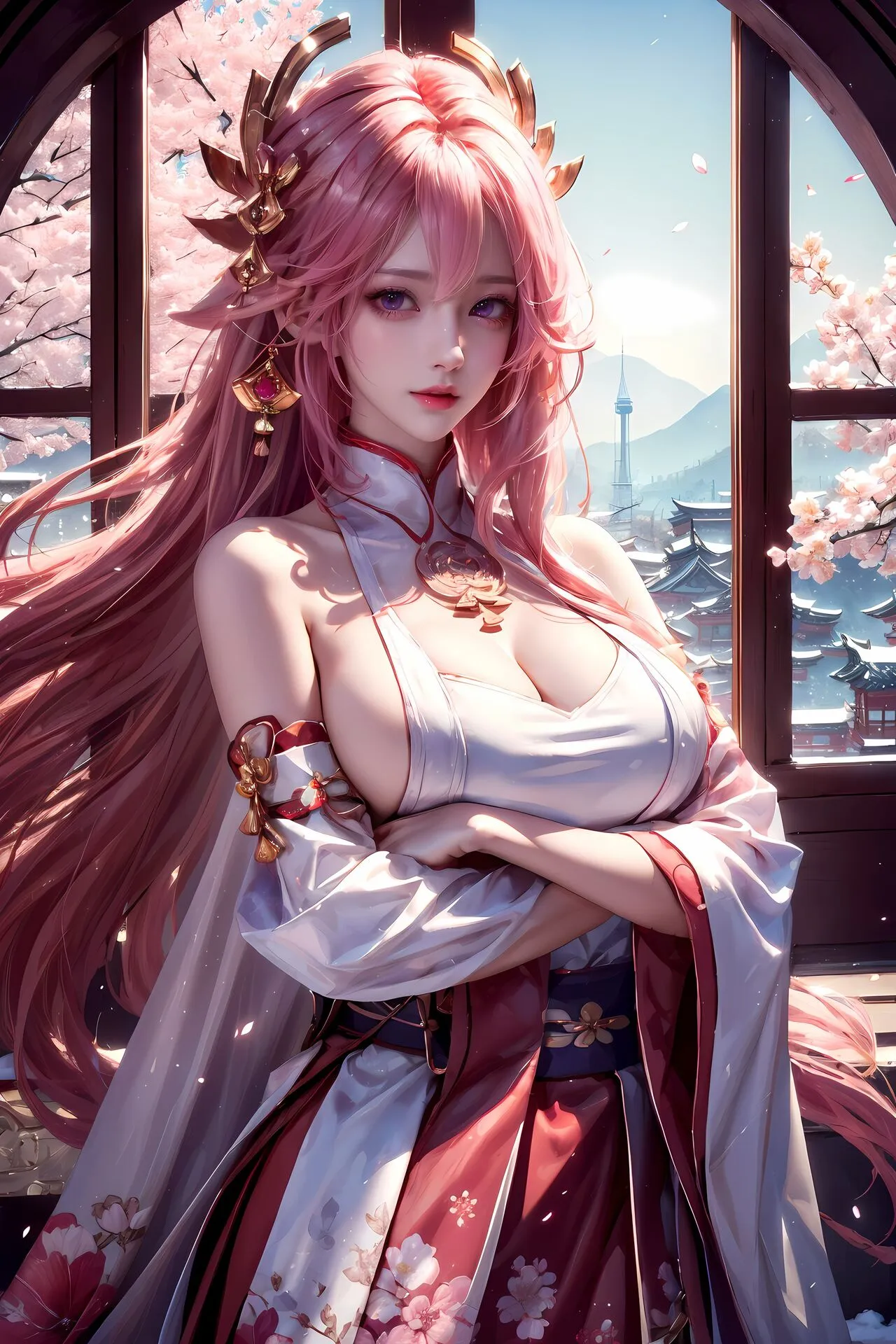 Gallery - Yae Miko 八重神子 | Cute & Beautiful AI Cosplay Collection - Ai Art Lookbook - image 11